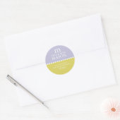 Adreslabel Ronde Sticker (Envelop)