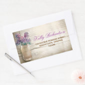 Adreslabel - sticker met Mason Jar (Envelop)