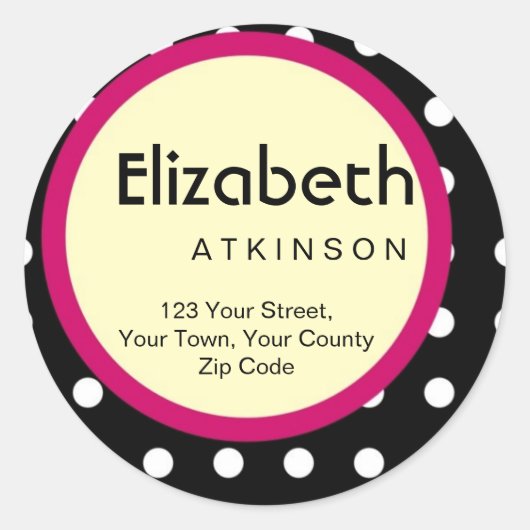 Adreslabel Stickers (Voorkant)