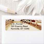 Adreslabel van de landbouwer etiket (Insitu)