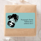 Adreslabel van digitale fotocamera etiket (Insitu)