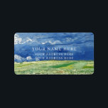 ADRESLABEL: VAN GOGH : TARWEVELD ETIKET<br><div class="desc">ADRESLABEL: VAN GOGH: TARWEVELD ONDER ONWEERWOLKEN</div>