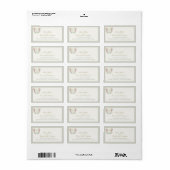 Adreslabel voor Mountain Wildflower Garden Envelop Etiket (Full Sheet)