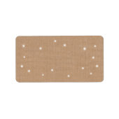 Adreslabel voor mousserende lichten etiket (Voorkant)