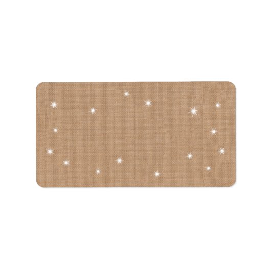 Adreslabel voor mousserende lichten etiket (Voorkant)