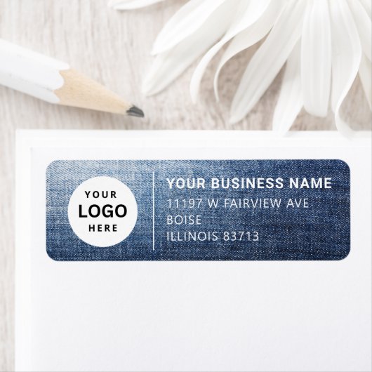 Adreslabel voor zakelijk rendement etiket (Insitu)