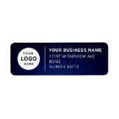 Adreslabel voor zakelijk rendement etiket (Voorkant)