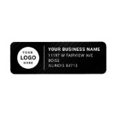 Adreslabel voor zakelijk rendement etiket (Voorkant)