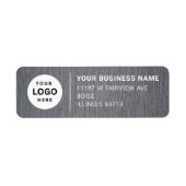 Adreslabel voor zakelijk rendement etiket (Voorkant)