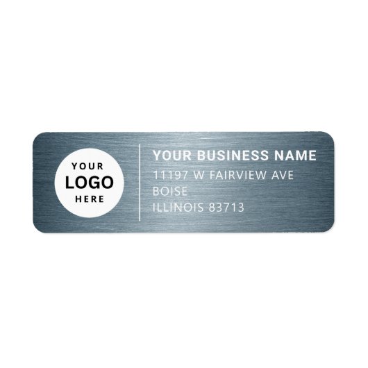 Adreslabel voor zakelijk rendement etiket (Voorkant)