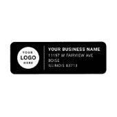 Adreslabel voor zakelijk rendement etiket (Voorkant)