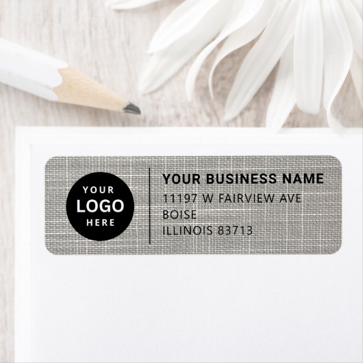 Adreslabel voor zakelijk rendement etiket (Insitu)