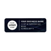 Adreslabel voor zakelijk rendement etiket (Voorkant)