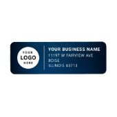 Adreslabel voor zakelijk rendement etiket (Voorkant)