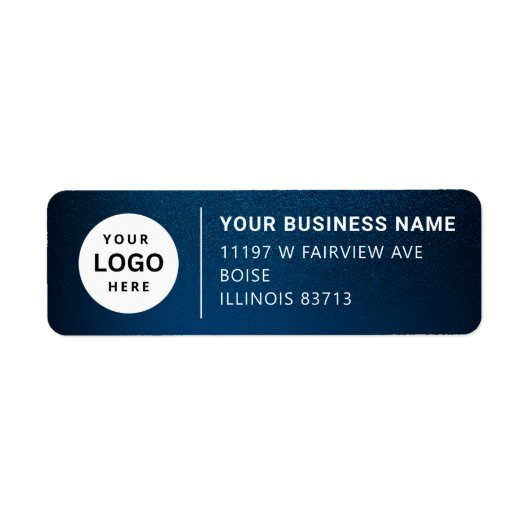 Adreslabel voor zakelijk rendement etiket (Voorkant)