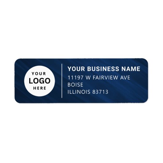 Adreslabel voor zakelijk rendement etiket (Voorkant)