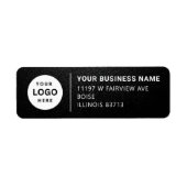 Adreslabel voor zakelijk rendement etiket (Voorkant)