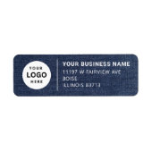 Adreslabel voor zakelijk rendement etiket (Voorkant)