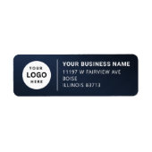 Adreslabel voor zakelijk rendement etiket (Voorkant)