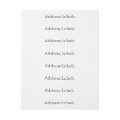 Adreslabels Adreslabel Wikkel (Vel)