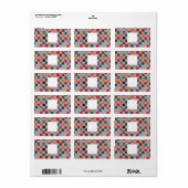 Adreslabels ART&DESIGN STIJL Etiket (Full Sheet)