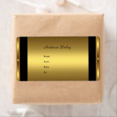 Adreslabels Elegant Goud Etiket (Insitu)