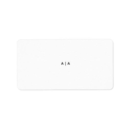 Adreslabels Etiket (Voorkant)