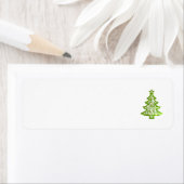 ADRESLABELS KERST KUNST EN DESIGN ETIKET (Insitu)