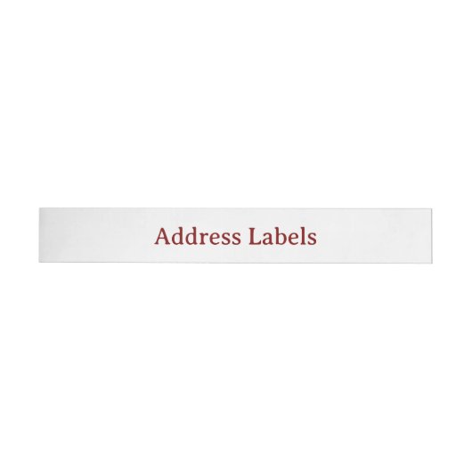 Adreslabels klassiek adreslabel wikkel (Individueel)