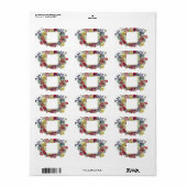 Adreslabels KUNST&ONTWERPSTIJLEN Etiket (Full Sheet)