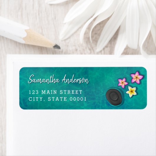 Adreslabels voor Floating Flowers Spa Etiket (Insitu)