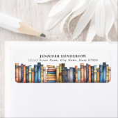 Adreslabels voor het terugsturen van een leuk stap etiket (Insitu)