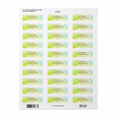 Adreslabels voor rustig retourneren etiket (Full Sheet)