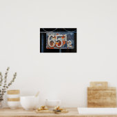 Adresnummer Plaquette, Vijfenzestig en een Half Poster (Keuken)