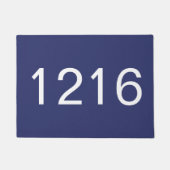 Adresnummers Huis Deurmat (Voorkant)