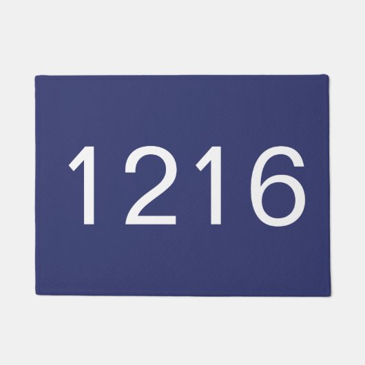 Adresnummers Huis Deurmat (Voorkant)