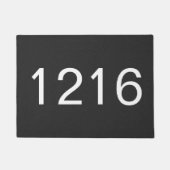 Adresnummers Huis Deurmat (Voorkant)