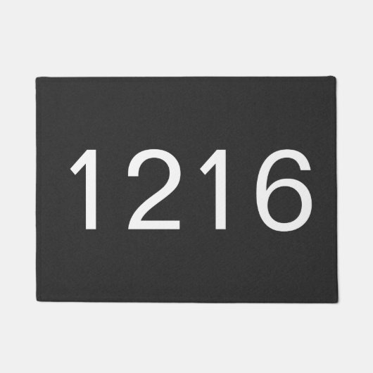 Adresnummers Huis Deurmat (Voorkant)