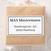 Adressaufkleber Vorlage Etiket (Insitu)