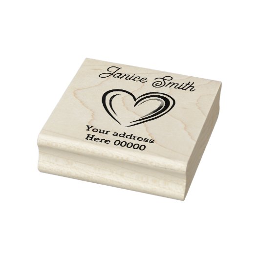 Adresstempel Rubberstempel (Stempel)