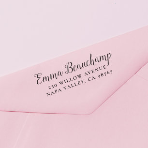 Adresstempel voor persoonlijke of professionele po rubberstempel