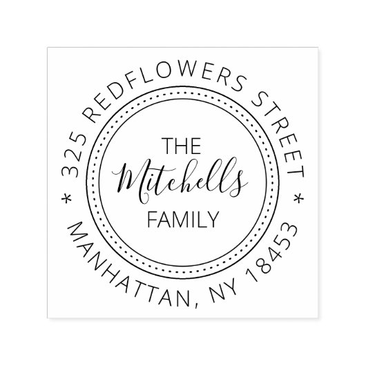  adresstempel  zelfinktende stempel (Design)