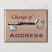 Adreswijziging - ansichtkaart aankondigingskaart (Voorkant)