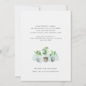 Adreswijziging Boho Custom Moving Aankondiging (Achterkant)