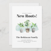 Adreswijziging Boho Custom Moving Aankondiging (Voorkant / Achterkant)