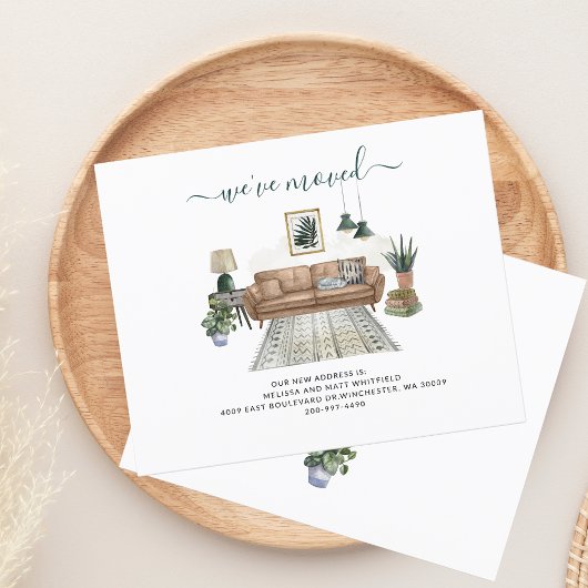 Adreswijziging Boho Verhuisaankondiging