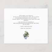 Adreswijziging Boho Verhuisaankondiging (Achterkant)