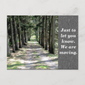 Adreswijziging - briefkaart (Voorkant)