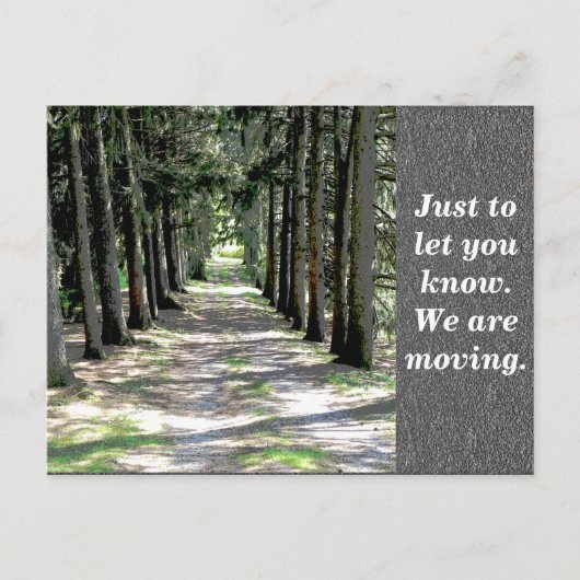 Adreswijziging - briefkaart (Voorkant)