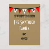 Adreswijziging Briefkaart - Bunting (Voorkant)